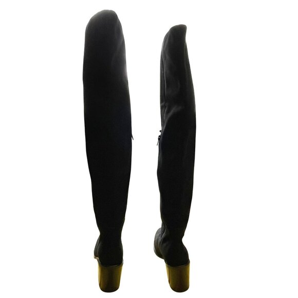 Seychelles Over-The-Knee Black Block Heel Boots Shoes Size 7.5 NEW - Picture 6 of 9